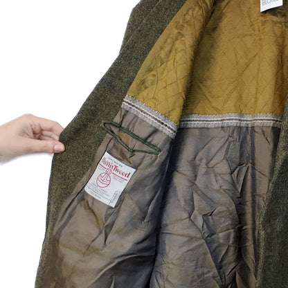 VIN-OUTW-35581 Vintage σακάκι μάλλινο Harris Tweed
