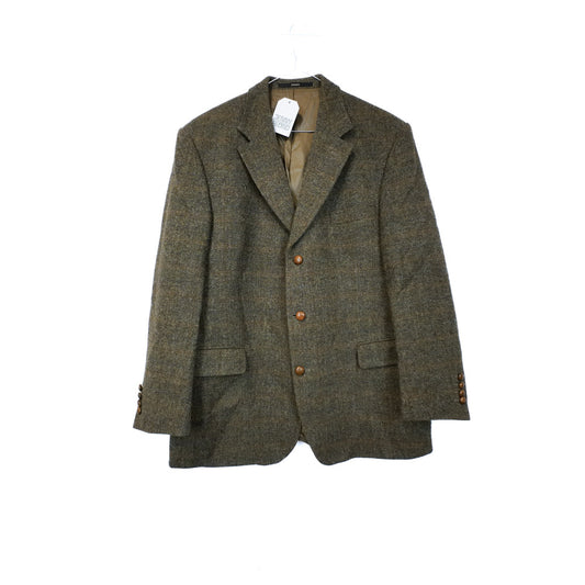 VIN-OUTW-35582 Vintage σακάκι μάλλινο Harris Tweed