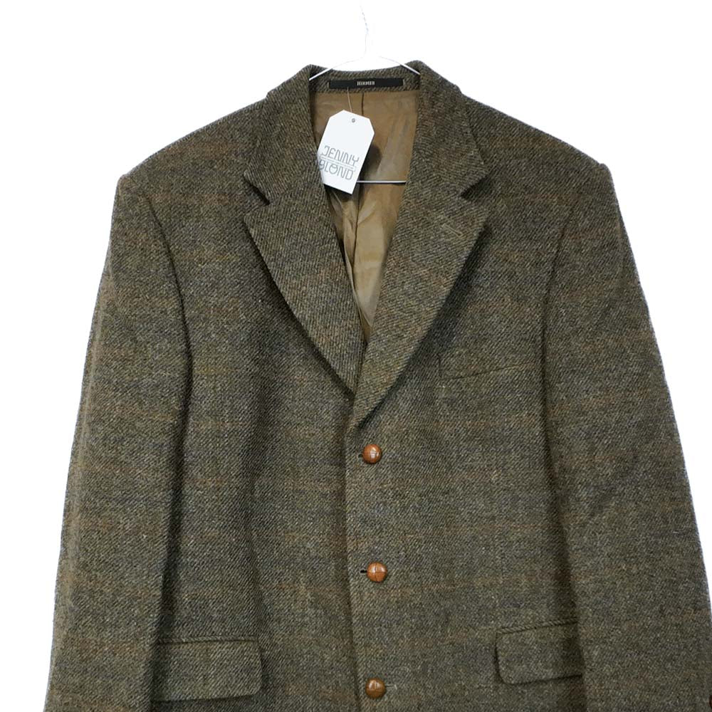 VIN-OUTW-35582 Vintage σακάκι μάλλινο Harris Tweed