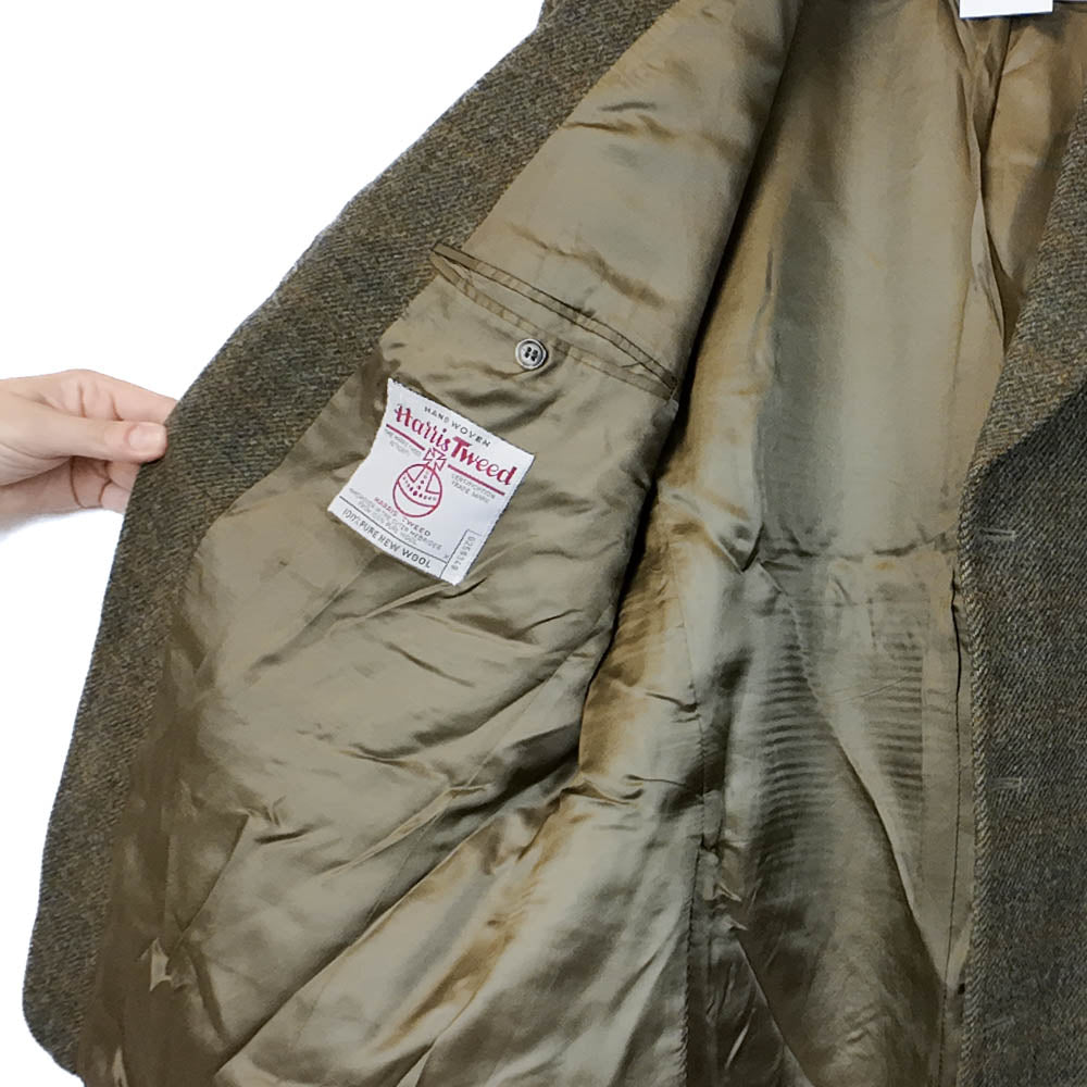 VIN-OUTW-35582 Vintage σακάκι μάλλινο Harris Tweed