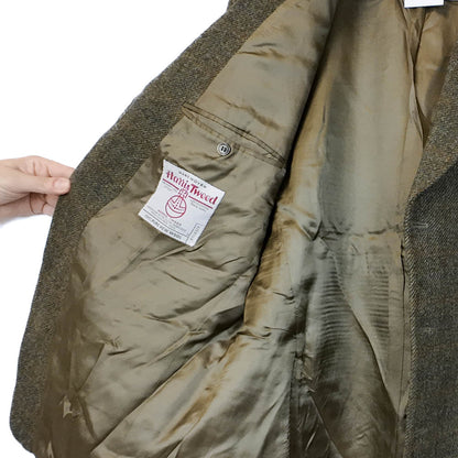 VIN-OUTW-35582 Vintage σακάκι μάλλινο Harris Tweed