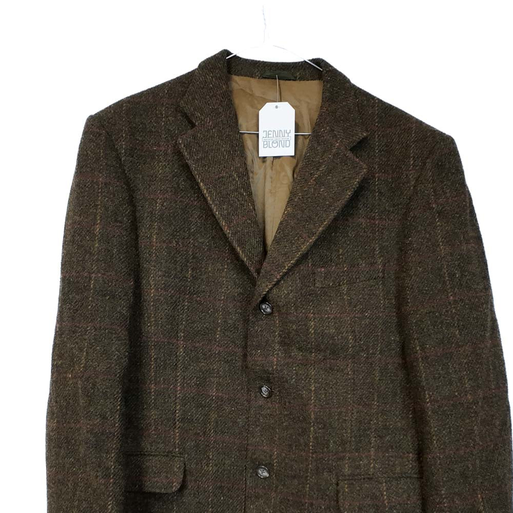 VIN-OUTW-35583 Vintage σακάκι μάλλινο Harris Tweed