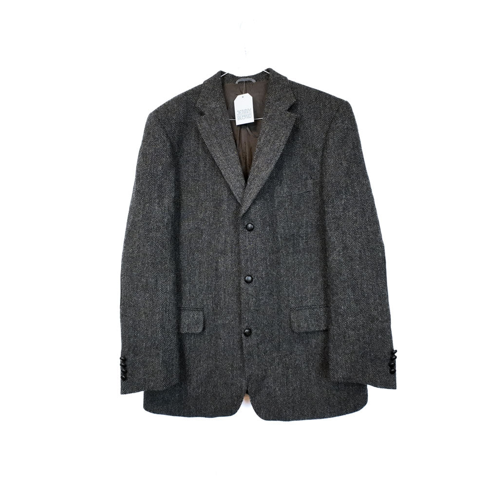 VIN-OUTW-35585 Vintage σακάκι μάλλινο Harris Tweed