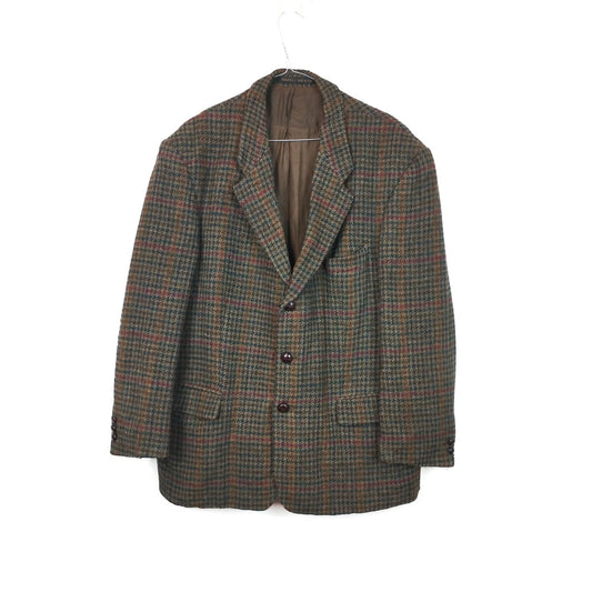 VIN-OUTW-33527 Vintage σακάκι μάλλινο Harris Tweed