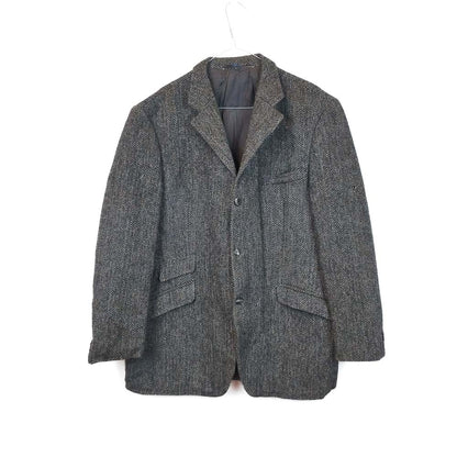 VIN-OUTW-33528 Vintage σακάκι μάλλινο Harris Tweed