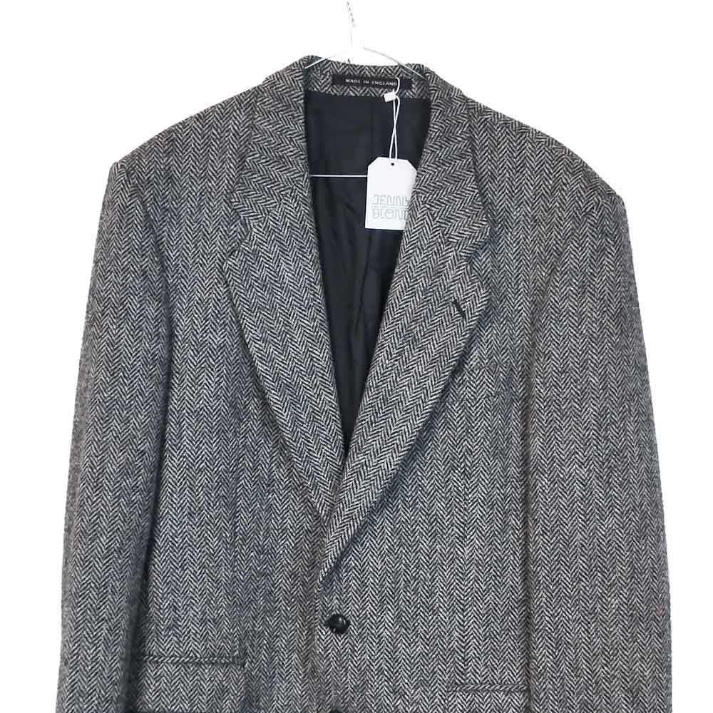 VIN-OUTW-33803 Vintage σακάκι μάλλινο Harris Tweed