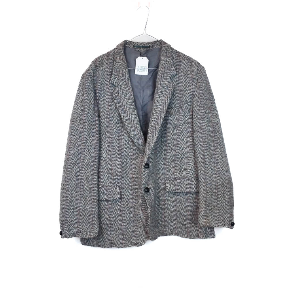 VIN-OUTW-33741 Vintage σακάκι μάλλινο Harris Tweed