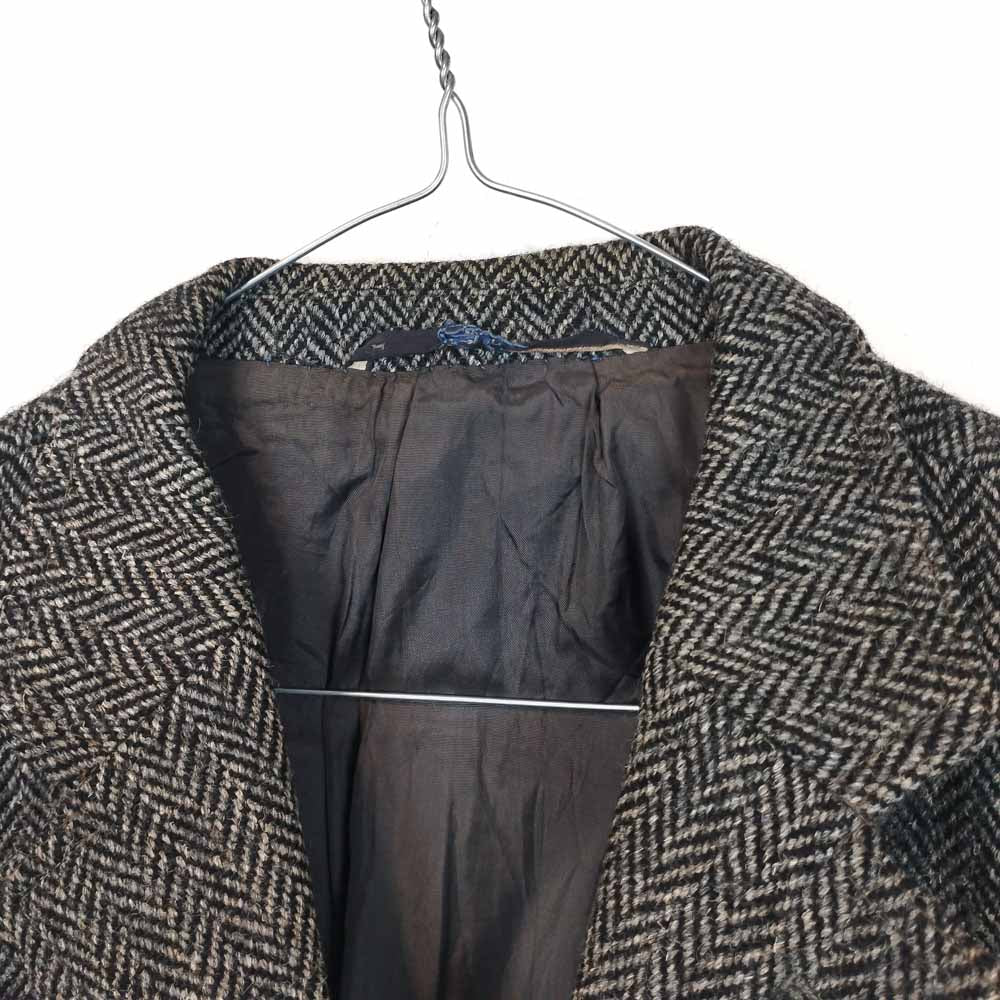 VIN-OUTW-33528 Vintage σακάκι μάλλινο Harris Tweed