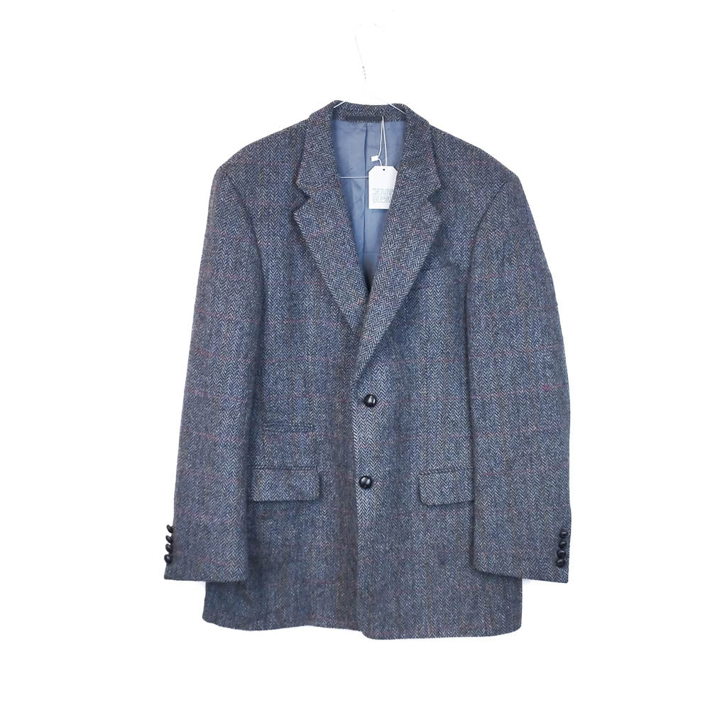VIN-OUTW-33804 Vintage σακάκι μάλλινο Harris Tweed