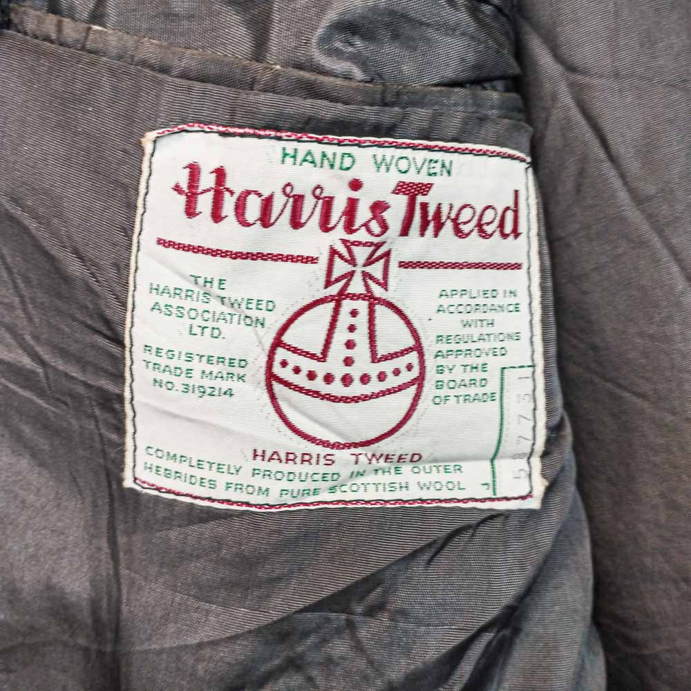 VIN-OUTW-33528 Vintage σακάκι μάλλινο Harris Tweed
