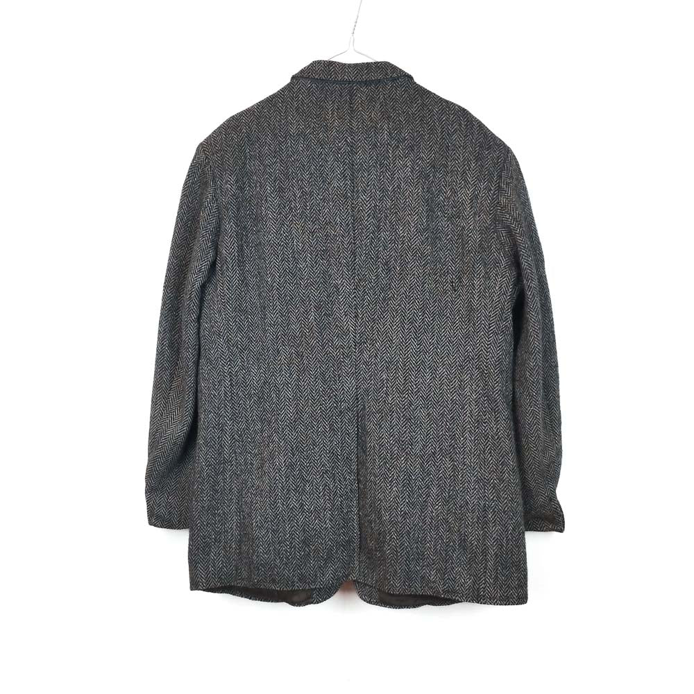 VIN-OUTW-33528 Vintage σακάκι μάλλινο Harris Tweed