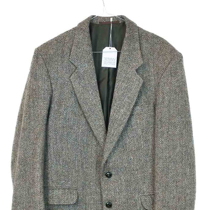 VIN-OUTW-33805 Vintage σακάκι μάλλινο Harris Tweed