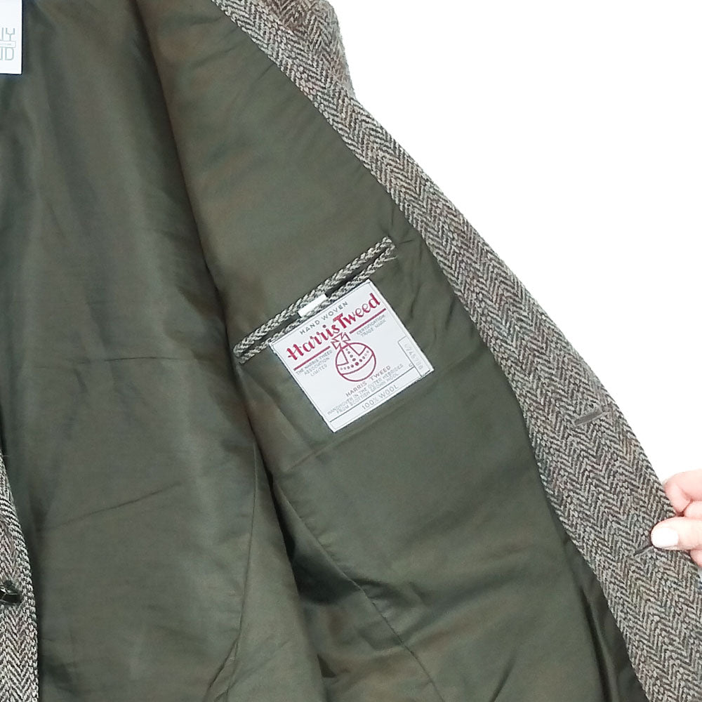 VIN-OUTW-33805 Vintage σακάκι μάλλινο Harris Tweed