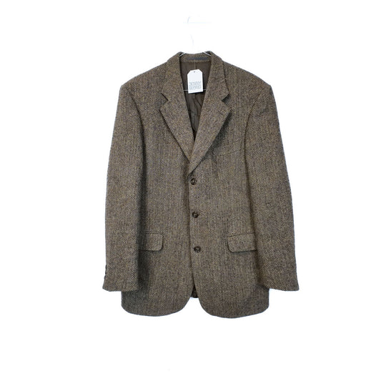 VIN-OUTW-35589 Vintage σακάκι μάλλινο Harris Tweed