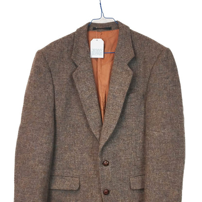 VIN-OUTW-33306 Vintage σακάκι μάλλινο Harris Tweed size:50