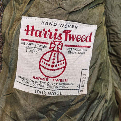 VIN-OUTW-33529 Vintage σακάκι μάλλινο Harris Tweed