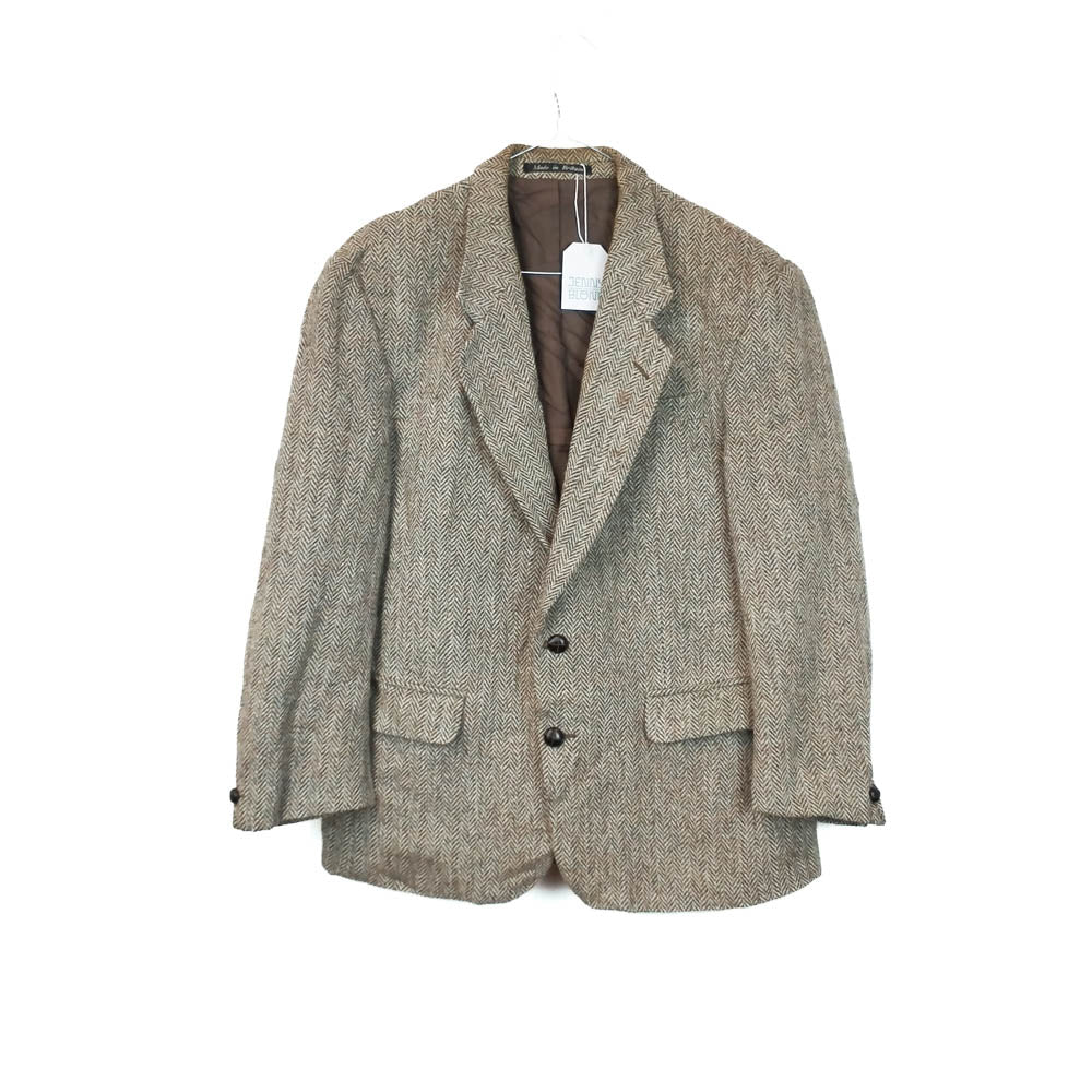 VIN-OUTW-33807 Vintage σακάκι μάλλινο Harris Tweed