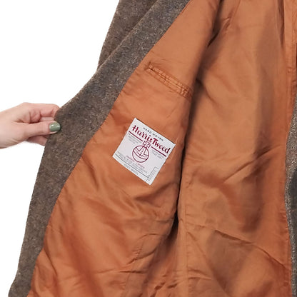 VIN-OUTW-33306 Vintage σακάκι μάλλινο Harris Tweed size:50