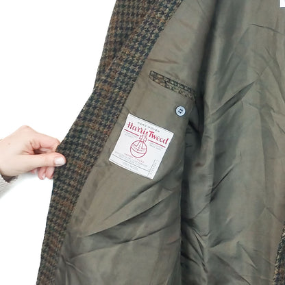 VIN-OUTW-33809 Vintage σακάκι μάλλινο Harris Tweed