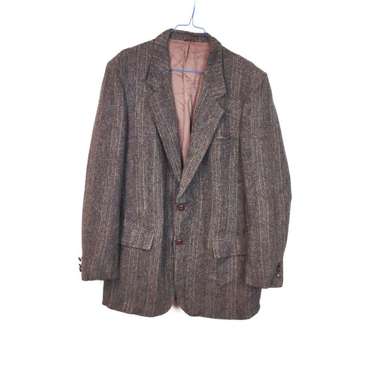 VIN-OUTW-33533 Vintage σακάκι μάλλινο Harris Tweed
