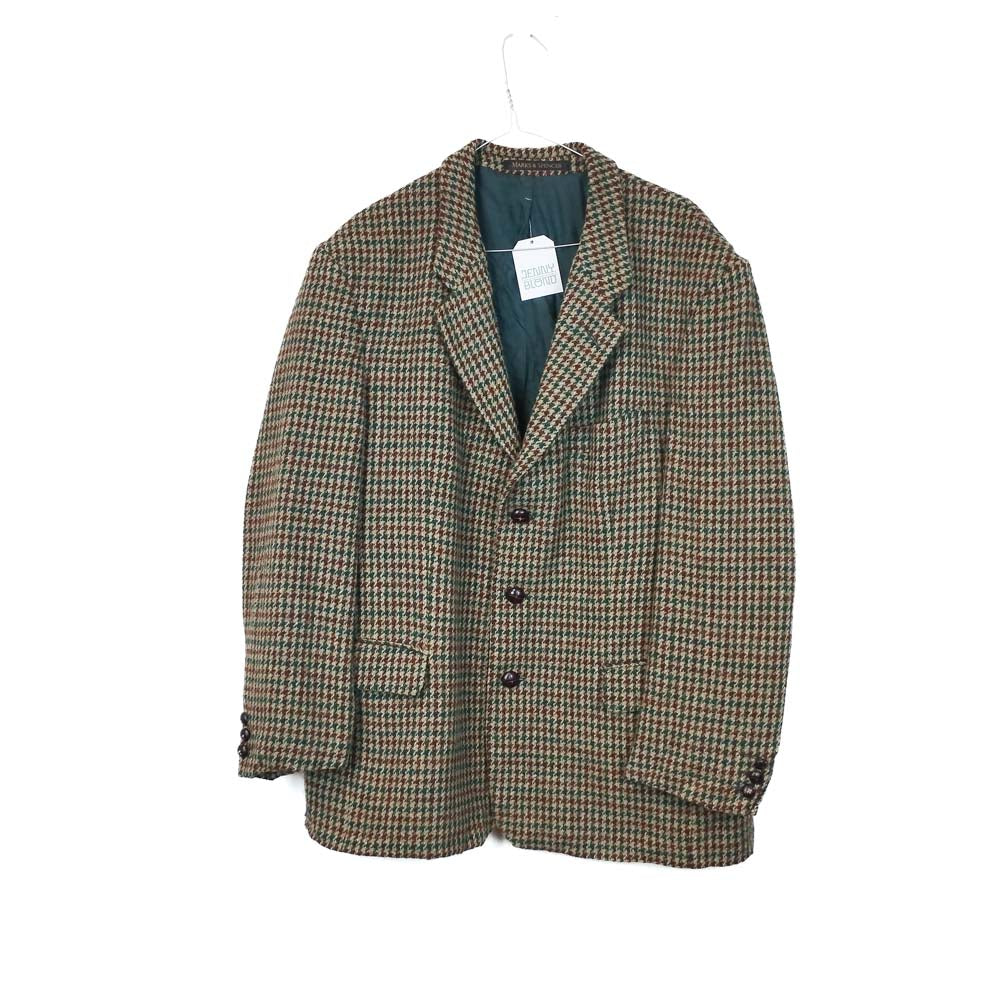 VIN-OUTW-33811 Vintage σακάκι μάλλινο Harris Tweed