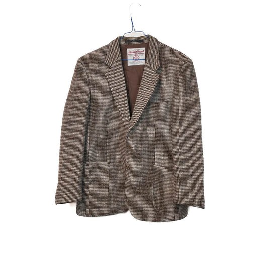 VIN-OUTW-33307 Vintage σακάκι μάλλινο Harris Tweed size:26