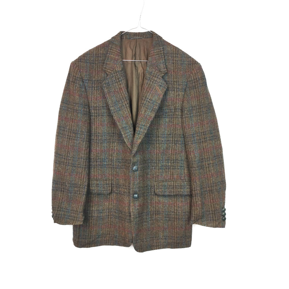 VIN-OUTW-33536 Vintage σακάκι μάλλινο Harris Tweed