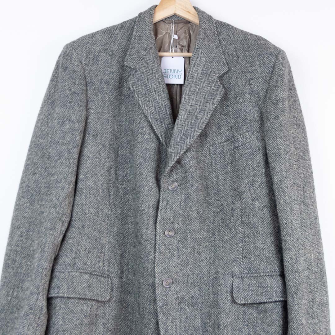 VIN-OUTW-24399 Vintage αυθεντικό σκωτσέζικο Harris tweed σακάκι