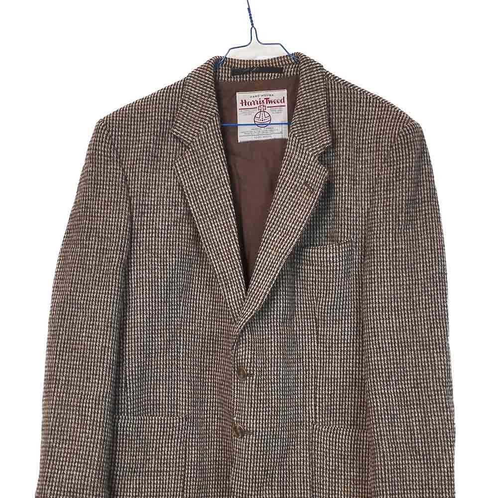 VIN-OUTW-33307 Vintage σακάκι μάλλινο Harris Tweed size:26