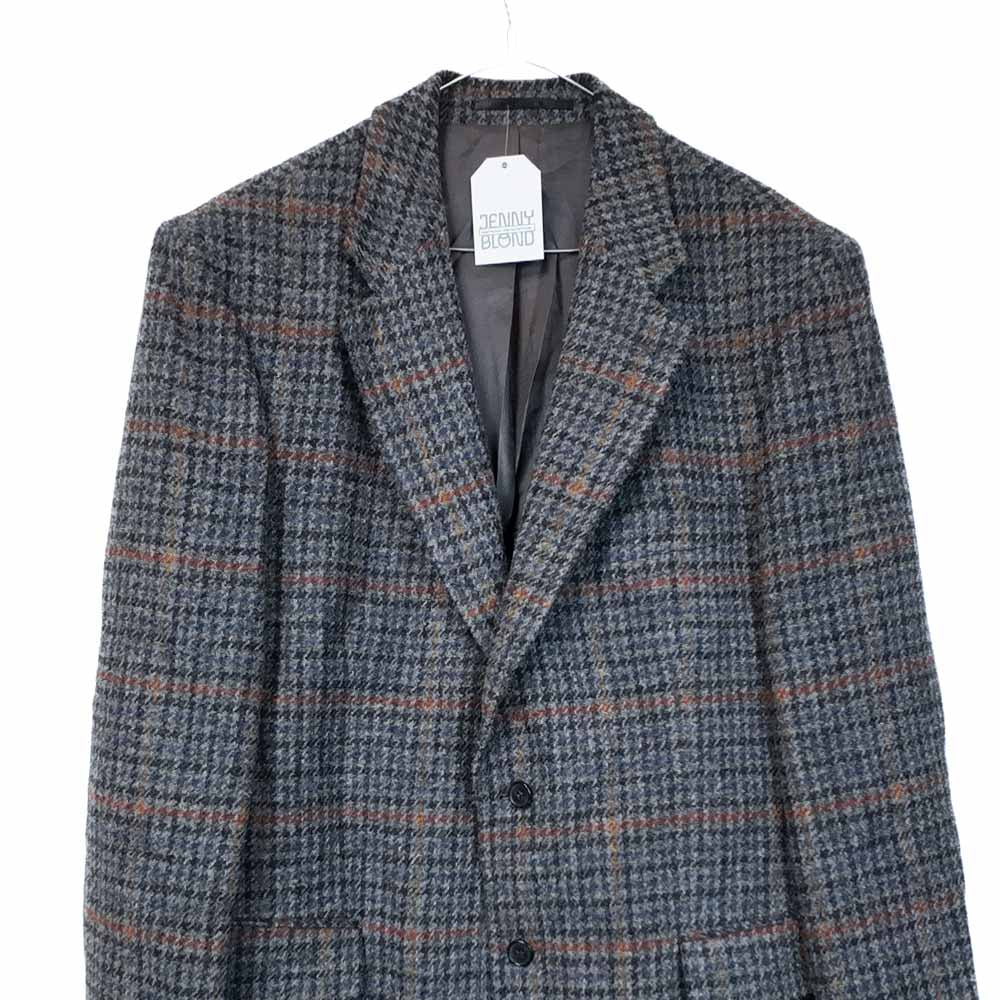 VIN-OUTW-35597 Vintage σακάκι μάλλινο Harris Tweed
