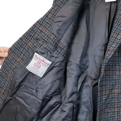 VIN-OUTW-35597 Vintage σακάκι μάλλινο Harris Tweed