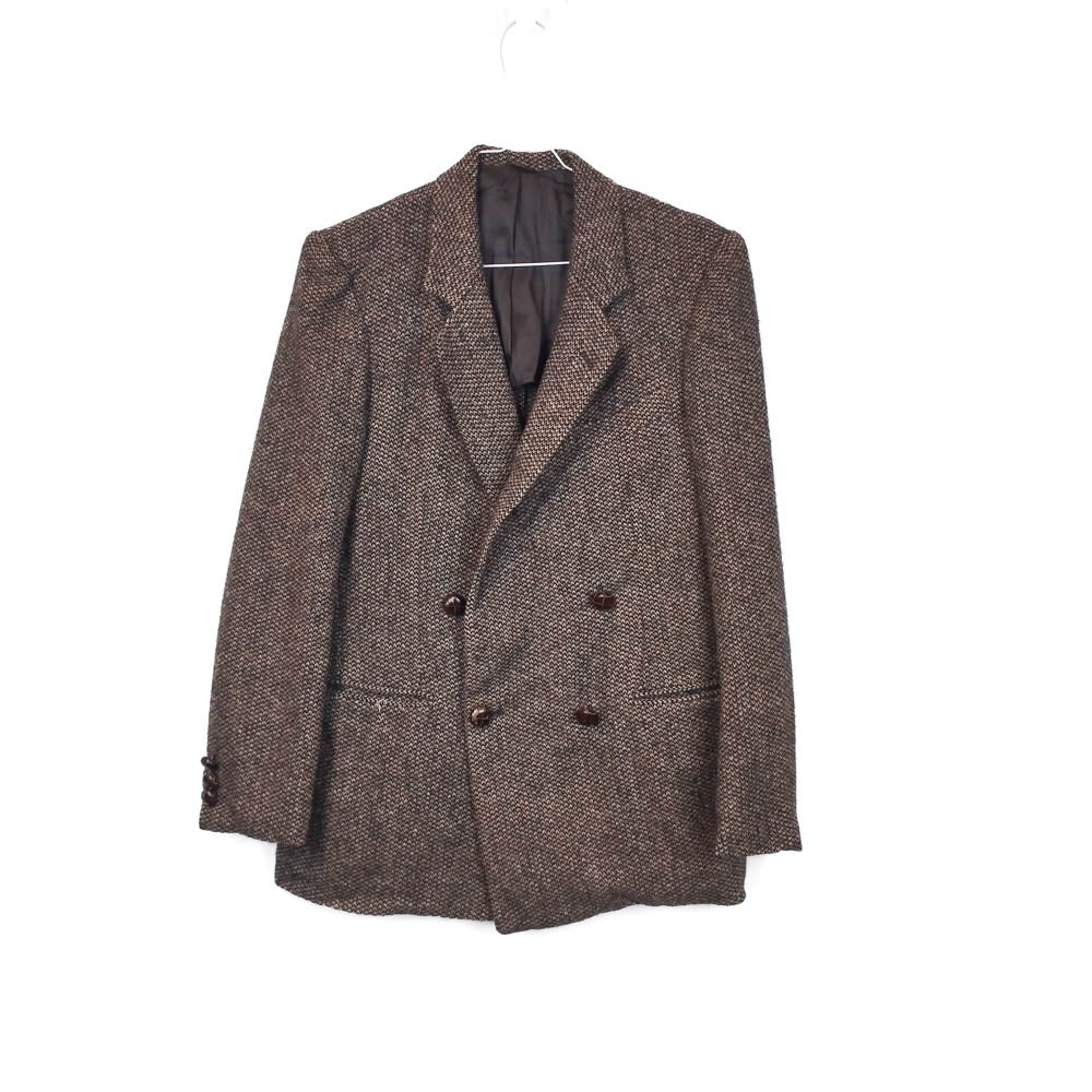 VIN-OUTW-33510 Vintage σακάκι μάλλινο Harris Tweed