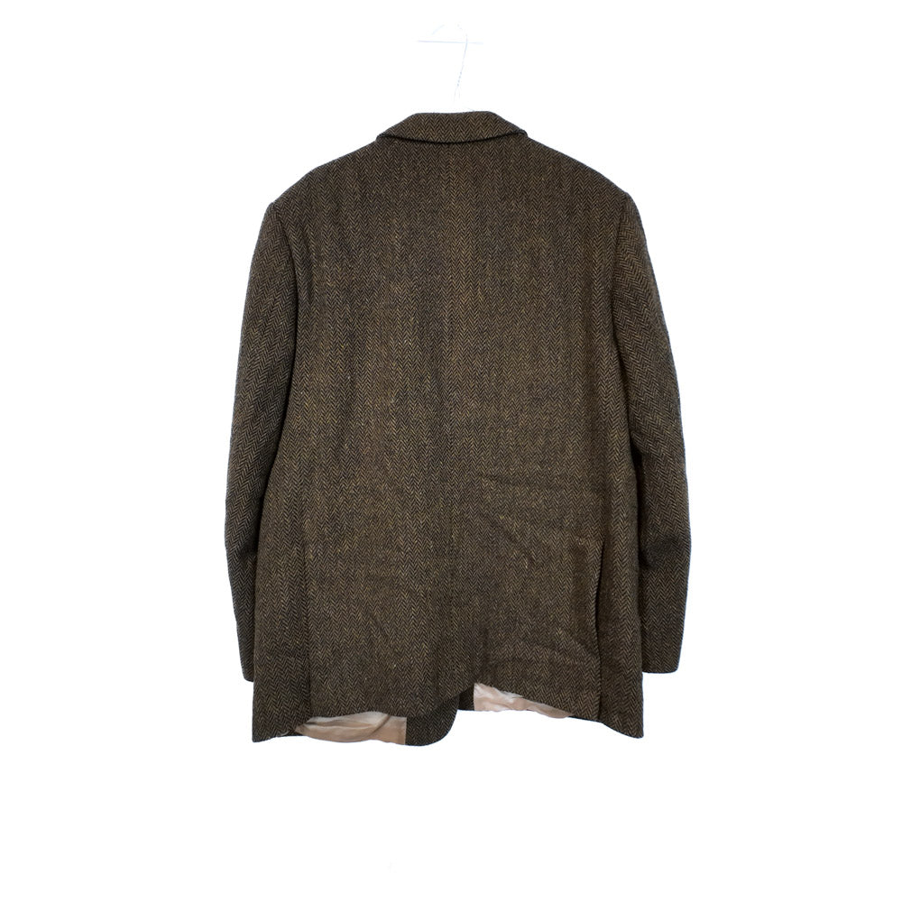VIN-OUTW-35598 Vintage σακάκι μάλλινο Harris Tweed