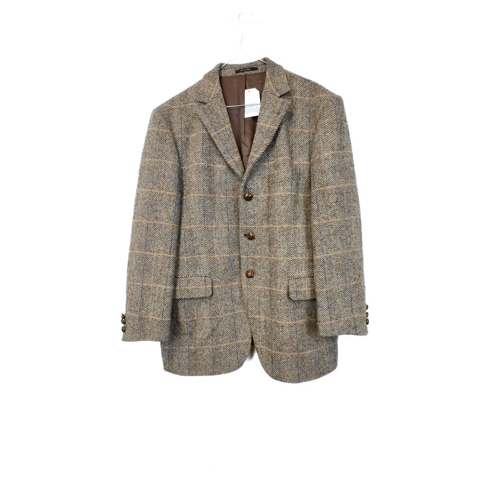 VIN-OUTW-35600 Vintage σακάκι μάλλινο Harris Tweed