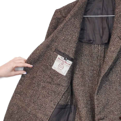 VIN-OUTW-33510 Vintage σακάκι μάλλινο Harris Tweed