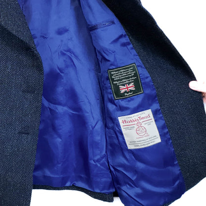 VIN-OUTW-35603 Vintage ημίπαλτο γυναικείο μάλλινο Harris Tweed