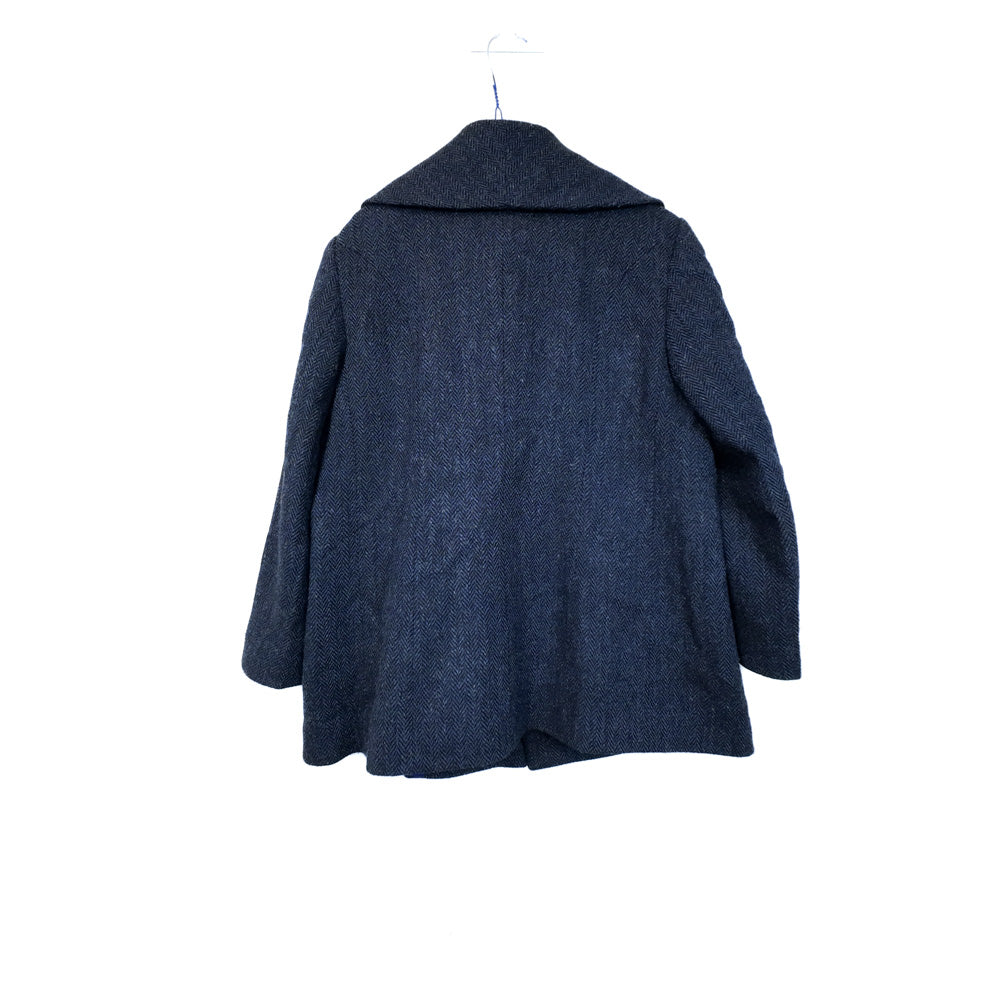 VIN-OUTW-35603 Vintage ημίπαλτο γυναικείο μάλλινο Harris Tweed