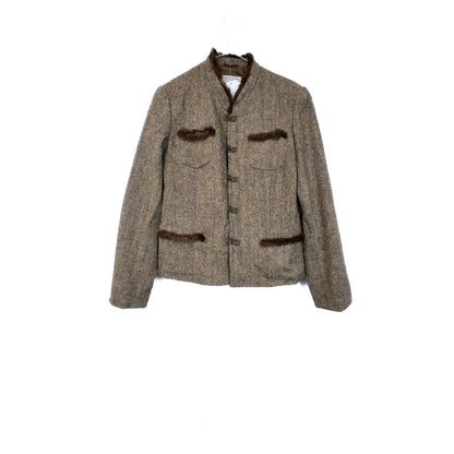 VIN-OUTW-35604 Vintage σακάκι γυναικείο μάλλινο Harris Tweed