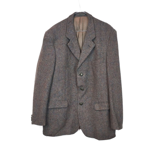 VIN-OUTW-33507 Vintage σακάκι μάλλινο Harris Tweed