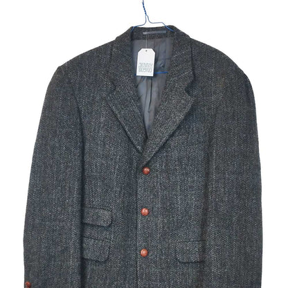 VIN-OUTW-33405 Vintage σακάκι μάλλινο Harris Tweed size:50