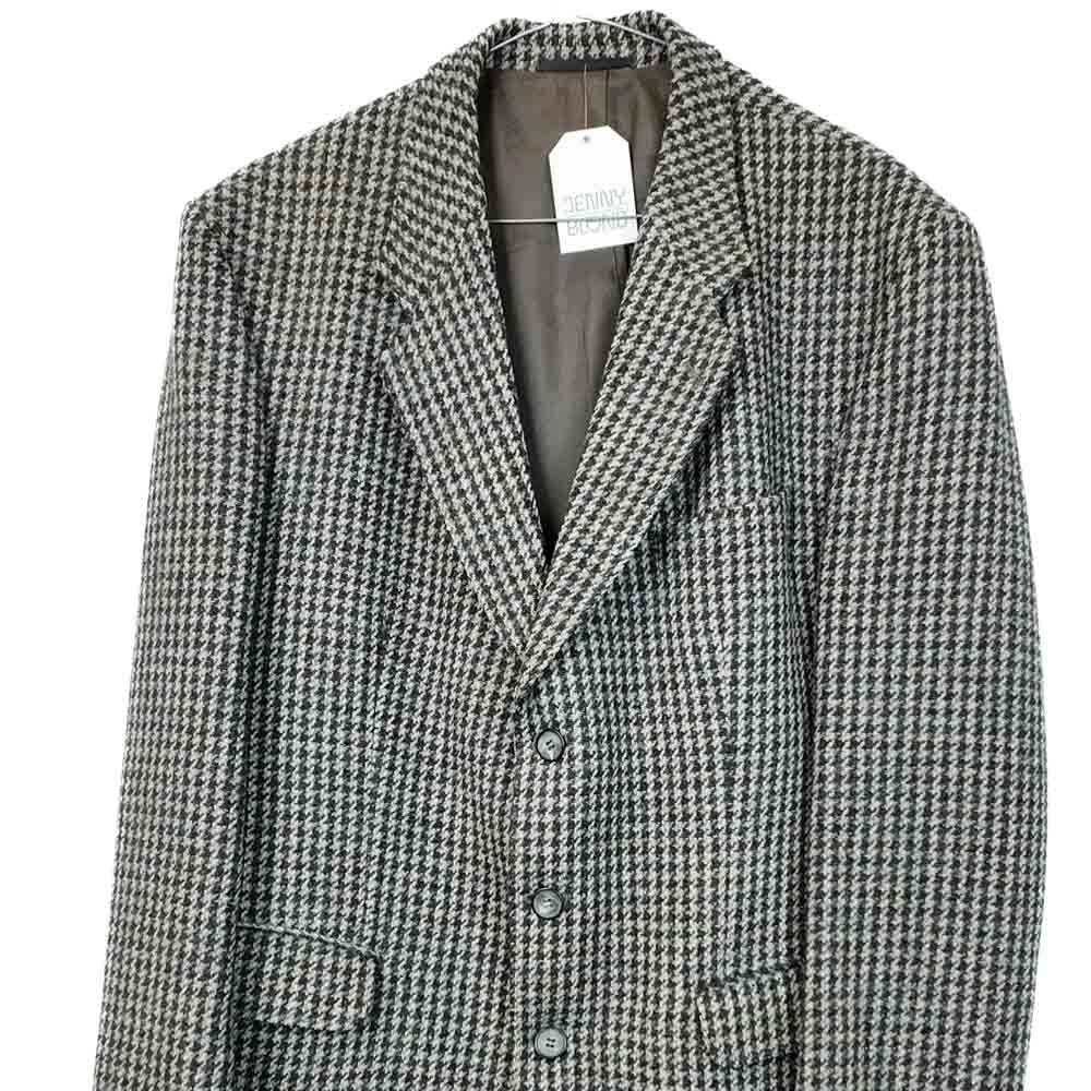 VIN-OUTW-35486 Vintage σακάκι μάλλινο Harris Tweed