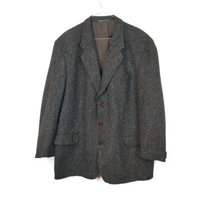 VIN-OUTW-33511 Vintage σακάκι μάλλινο Harris Tweed