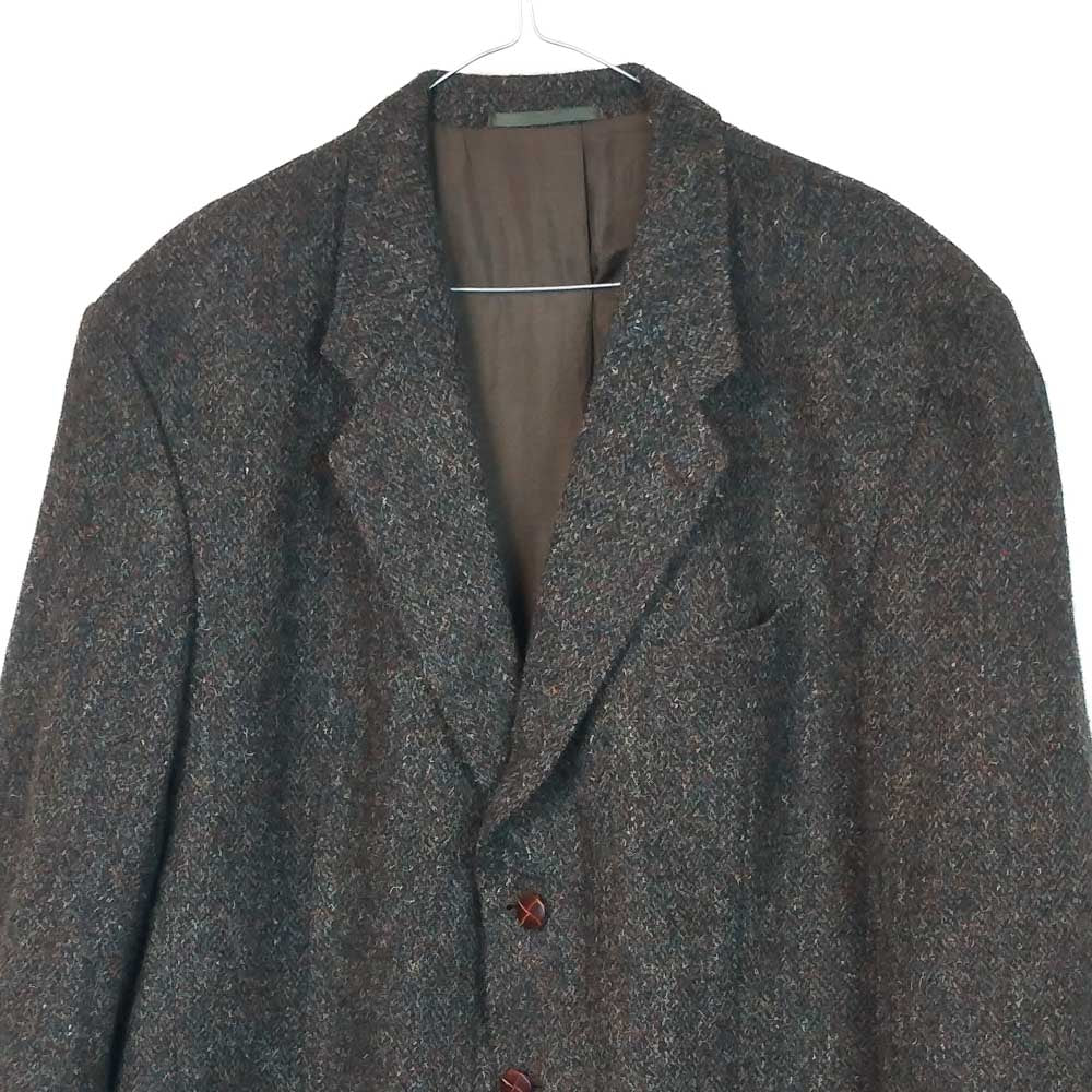 VIN-OUTW-33511 Vintage σακάκι μάλλινο Harris Tweed