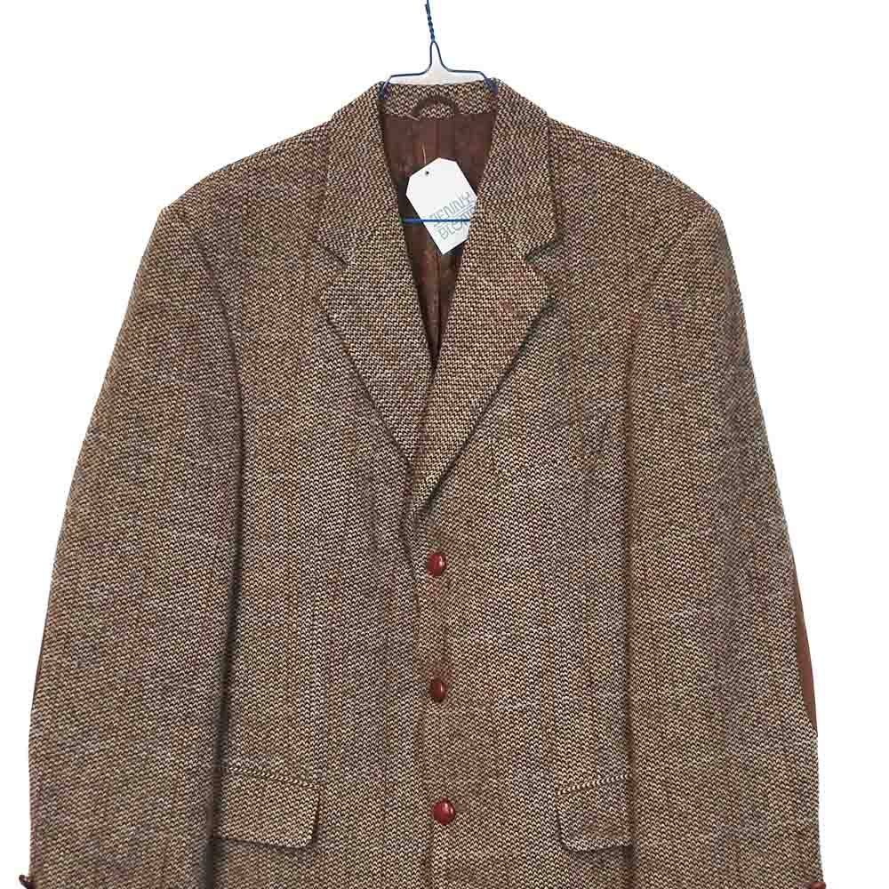 VIN-OUTW-33407 Vintage σακάκι μάλλινο Harris Tweed