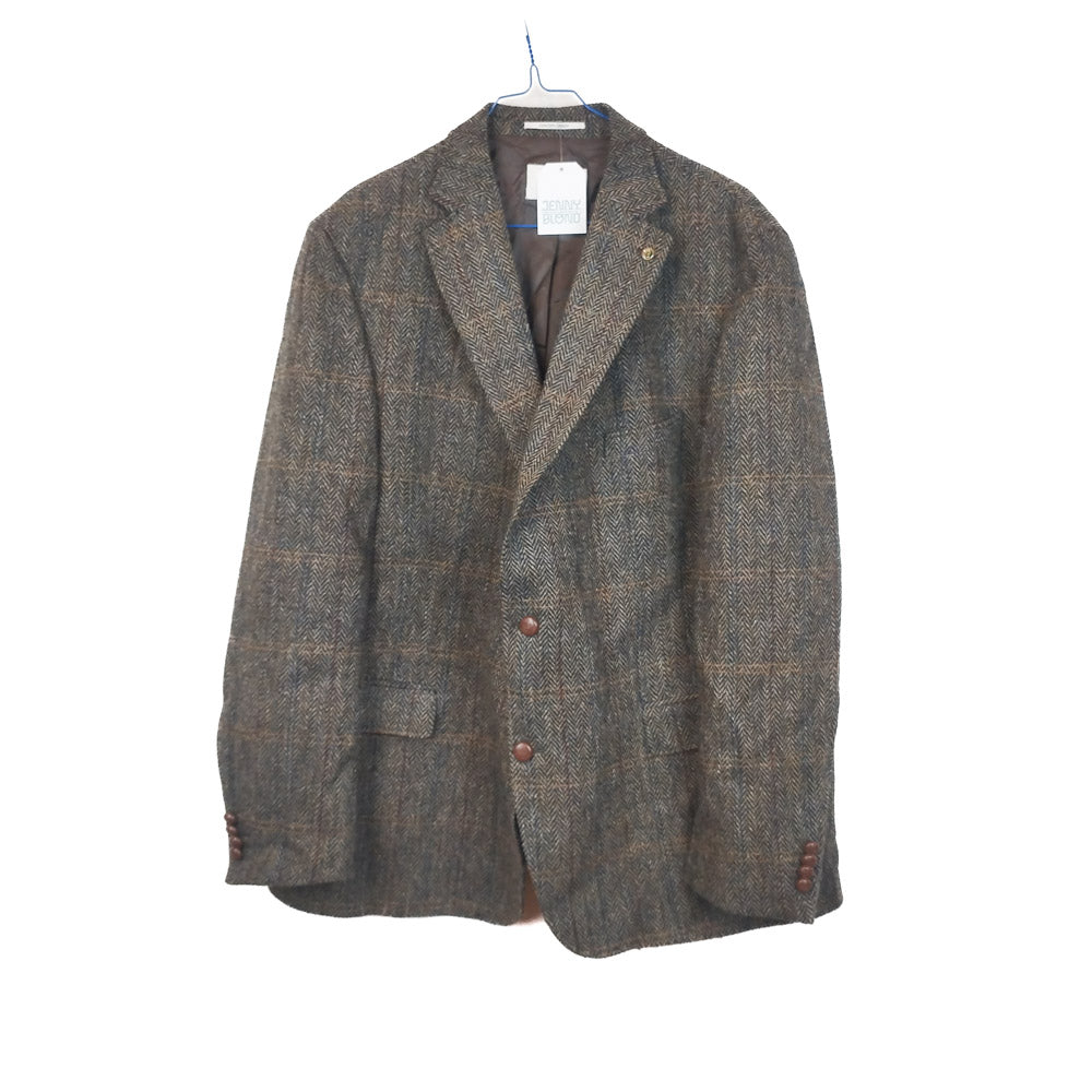 VIN-OUTW-34274 Vintage σακάκι μάλλινο Harris Tweed