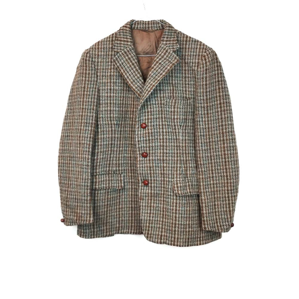 VIN-OUTW-33512 Vintage σακάκι μάλλινο Harris Tweed