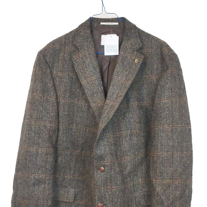 VIN-OUTW-34274 Vintage σακάκι μάλλινο Harris Tweed