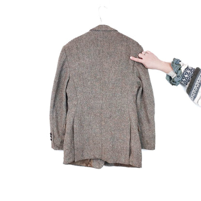 VIN-OUTW-33744 Vintage σακάκι μάλλινο Harris Tweed