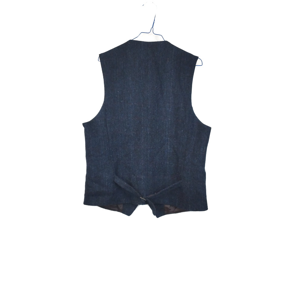 VIN-OUTW-33408 Vintage γιλέκο μάλλινο Harris Tweed