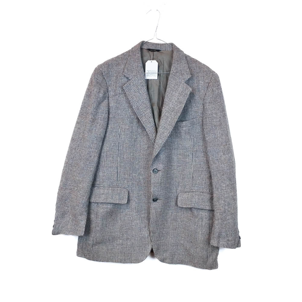 VIN-OUTW-33745 Vintage σακάκι μάλλινο Harris Tweed
